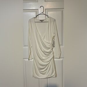 Athleta White Wilder Long Sleeve Dress - NWT - Size L - Super Soft & Flattering